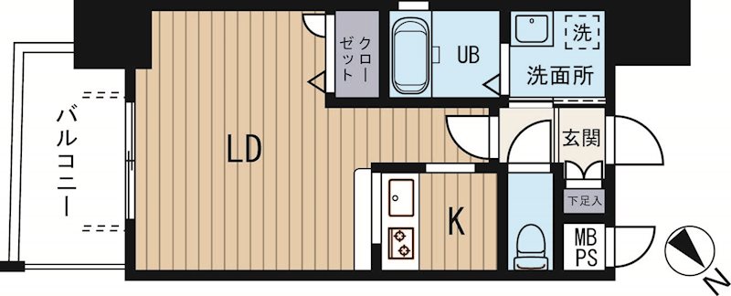 エンクレストwith天神東 503号室 間取り