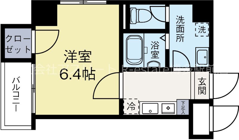 サクセス白金 204号室 間取り