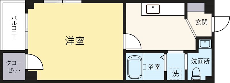エストレーア呉服町 202号室 間取り