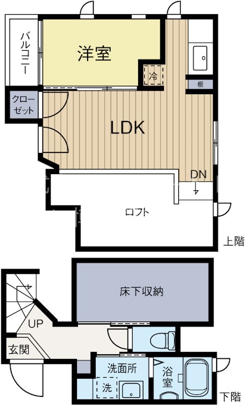 コンフォートベネフィスジオ博多東2 101号室 間取り