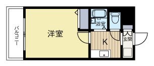 ラフォーレ博多駅前 902号室 間取り