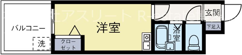 博多Ｖビル 1201号室 間取り