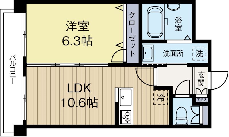 ルプランタン 303号室 間取り