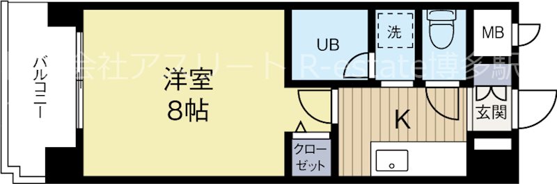 ウィングポート 302号室 間取り