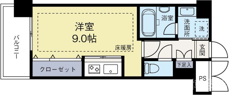 アイセレブ箱崎浪漫邸 302号室 間取り