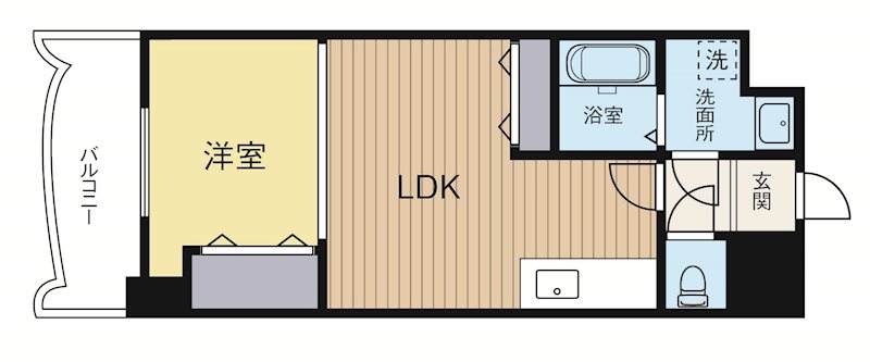 ロイヤル天神東104 1007号室 間取り