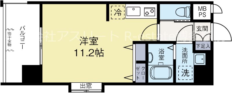 グランフォーレ平尾ステーションプラザ2 203号室 間取り