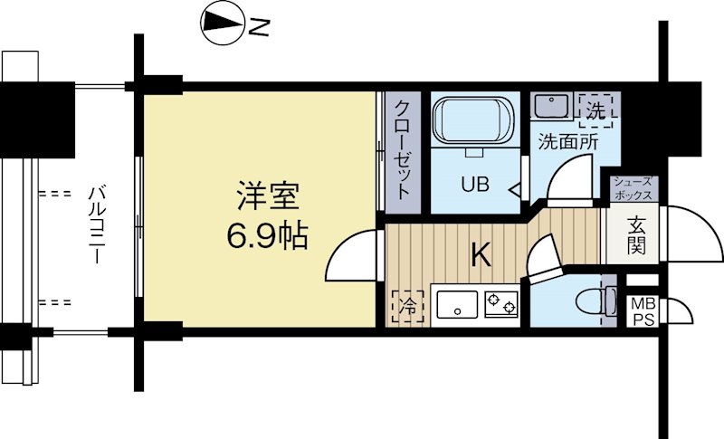 サヴォイテンジンクォーター 間取り図