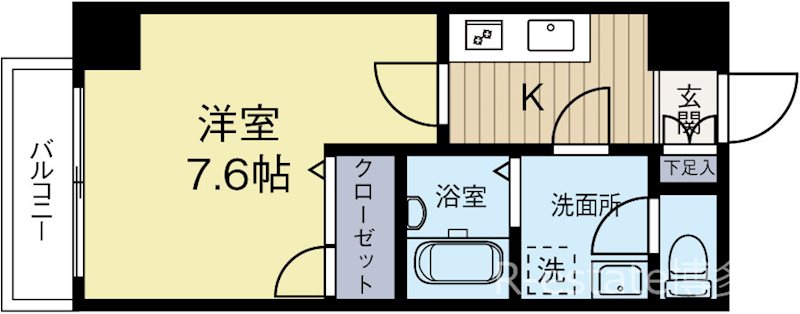 GRANDEUR住吉壱番館 1204号室 間取り
