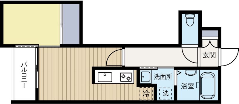 Magnolia 202号室 間取り