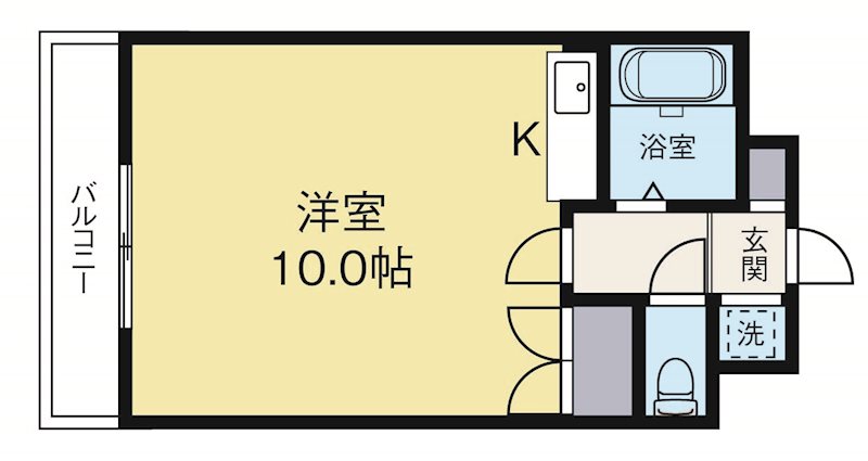 中良ビル 401号室 間取り