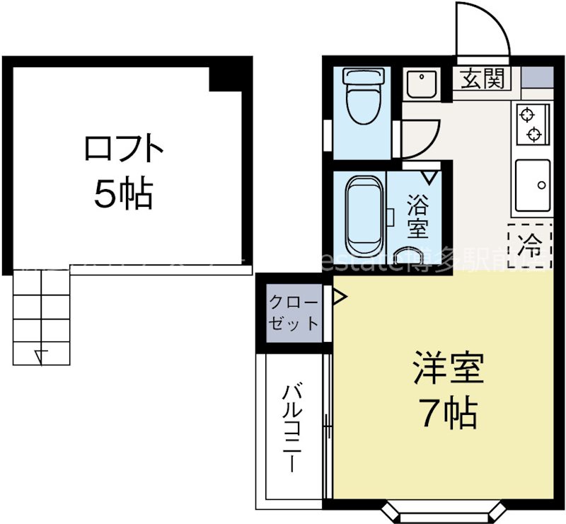 イルレガーロ東公園 201号室 間取り