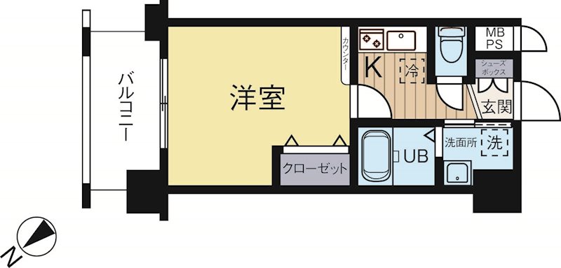 エンクレスト福岡 間取り図