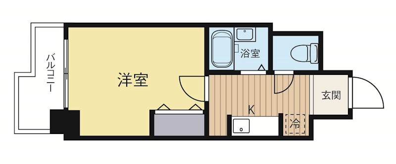 マンション花房 302号室 間取り