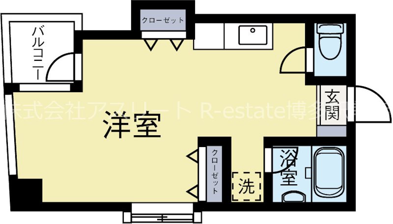 サクラ博多ビル 間取り図