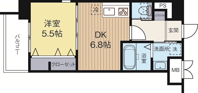 ＣＰＢＳ 401号室 間取り