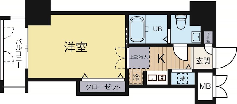 ダイナコート大濠公園ステーション 803号室 間取り