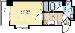 アクタス博多駅東 706号室 間取り