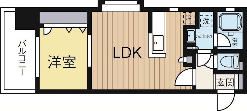 アクタス天神パークシティ 間取り図