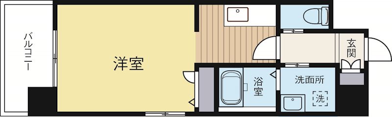 グランフォーレ平尾ステーションプラザ1 304号室 間取り