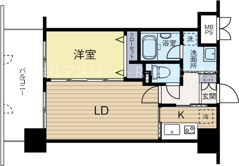 アイセレブ博多南 903号室 間取り