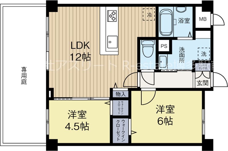 Casa Felice 502号室 間取り
