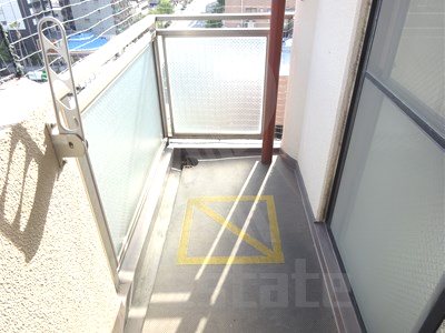 ダイナコートベイサイド博多 ベランダ