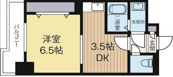 リファレンスベイサイド 303号室 間取り