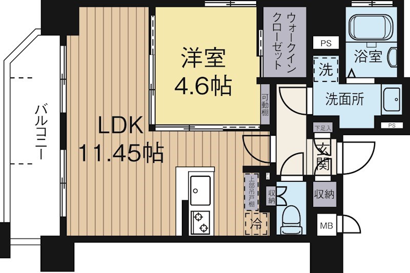 ネストピア薬院東 501号室 間取り