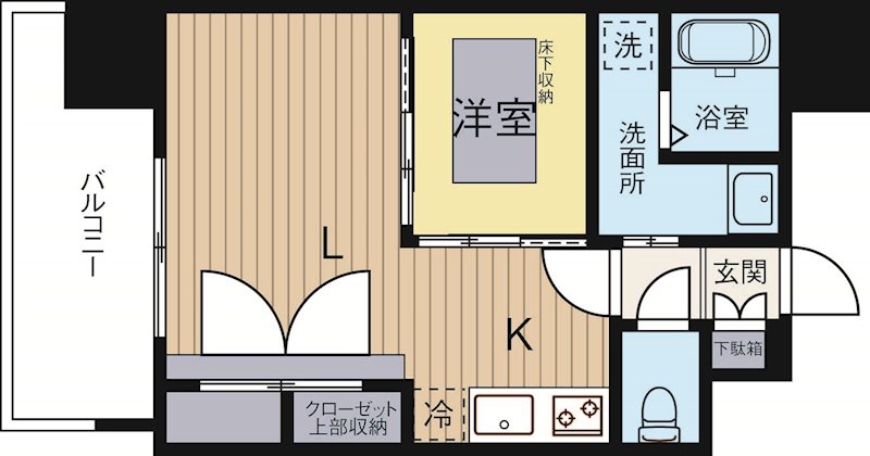 エステートモア平尾公園通り 1037号室 間取り
