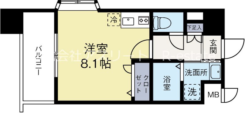 サムティ吉塚南 間取り図