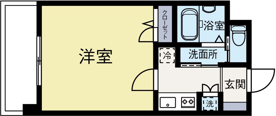 サヴォイブロンズガーデニア 905号室 間取り