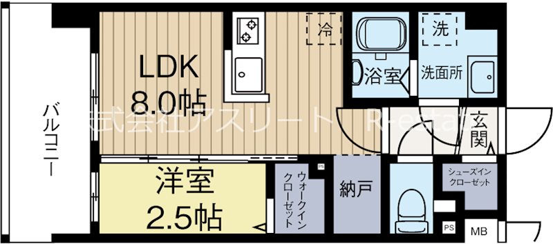 モダンパラッツォ博多フロント 902号室 間取り