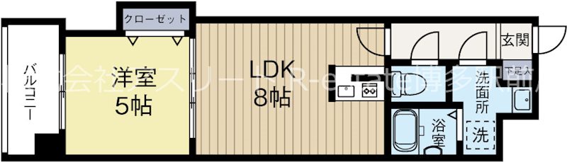 グラヴィス平尾 703号室 間取り