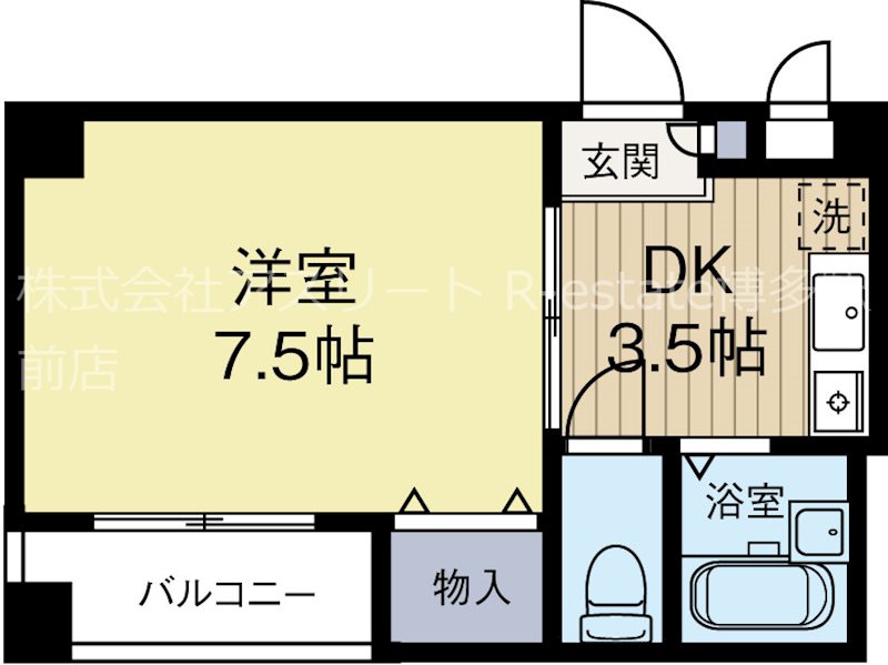 GRANDSTATUSフルカワビル 401号室 間取り