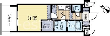 エンクレスト博多駅東 210号室 間取り