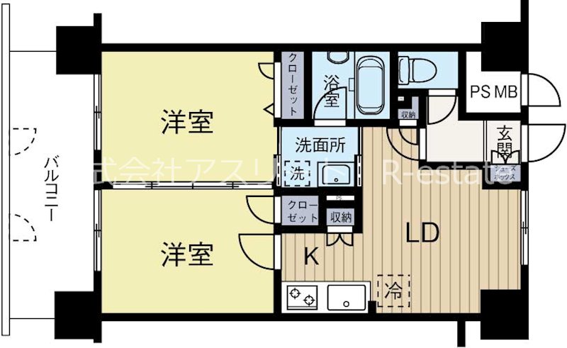 アイセレブ博多南 205号室 間取り