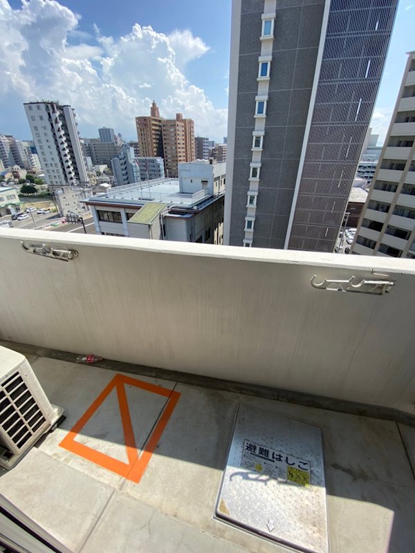 コスモス御笠川 ベランダ