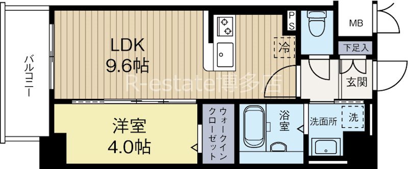 SAKURA天神 間取り図