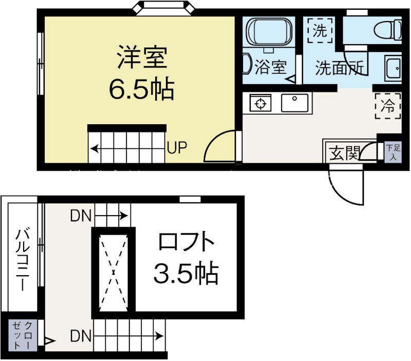 ポラリス凛 205号室 間取り
