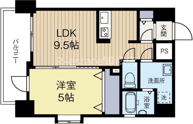 Classier Style平尾 403号室 間取り