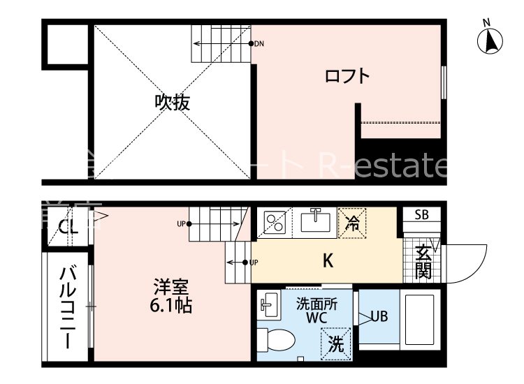 ゴールドパレス箱崎駅前 101号室 間取り