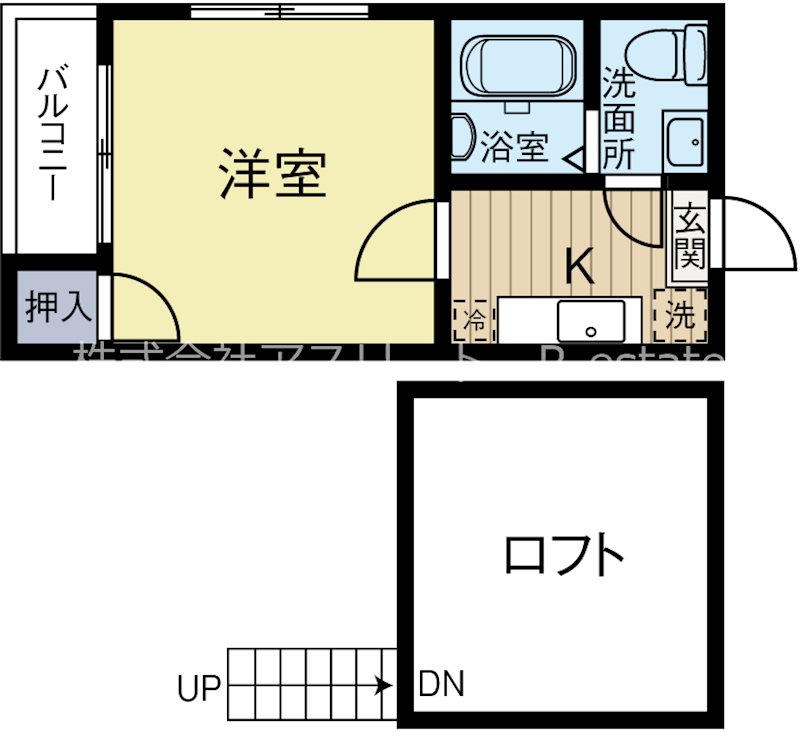 アールグランデ博多 間取り図