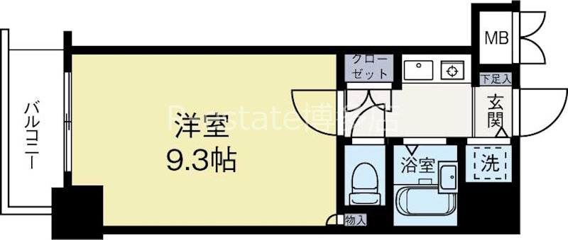 平尾クリエート 303号室 間取り