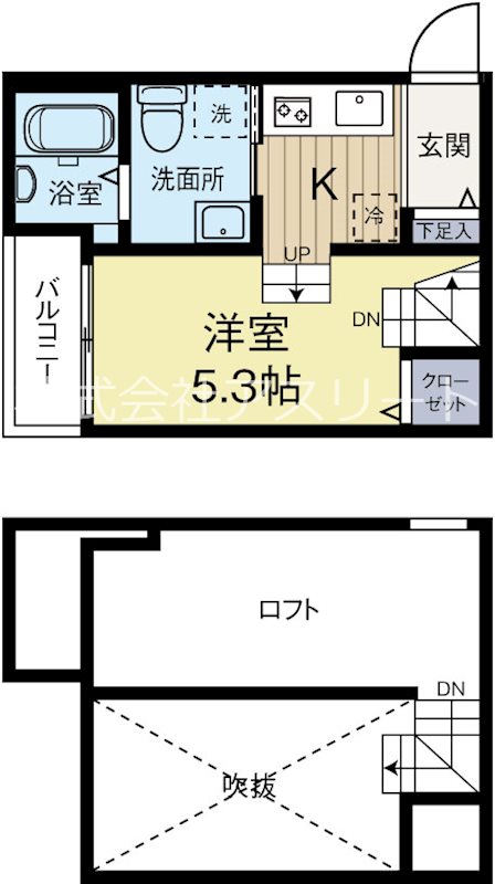 プレミアムデイズ4 203号室 間取り