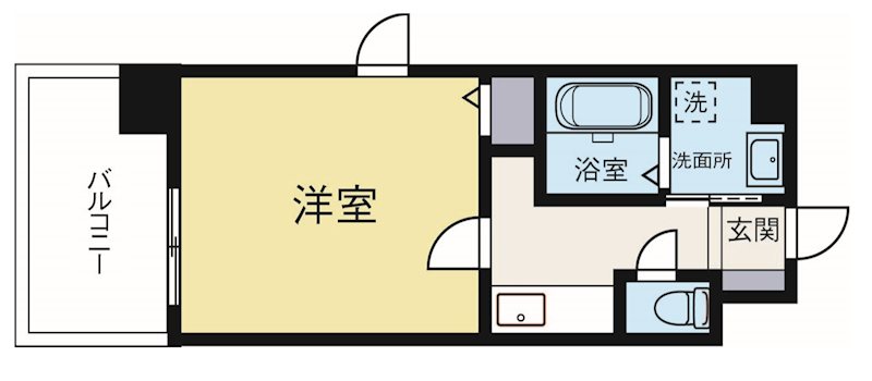 サヴォイソリディティ 804号室 間取り
