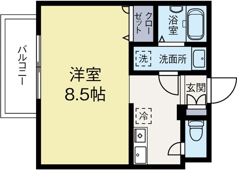 サンガーデン東光 202号室 間取り