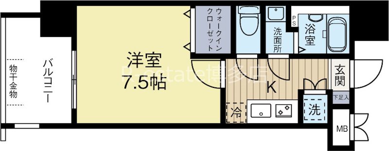 サヴォイラマリナドゥハカタ 901号室 間取り