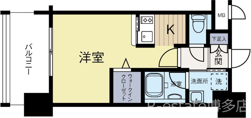 エンクレストGRAN博多駅前 212号室 間取り