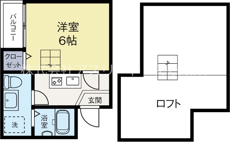 Insula博多 103号室 間取り